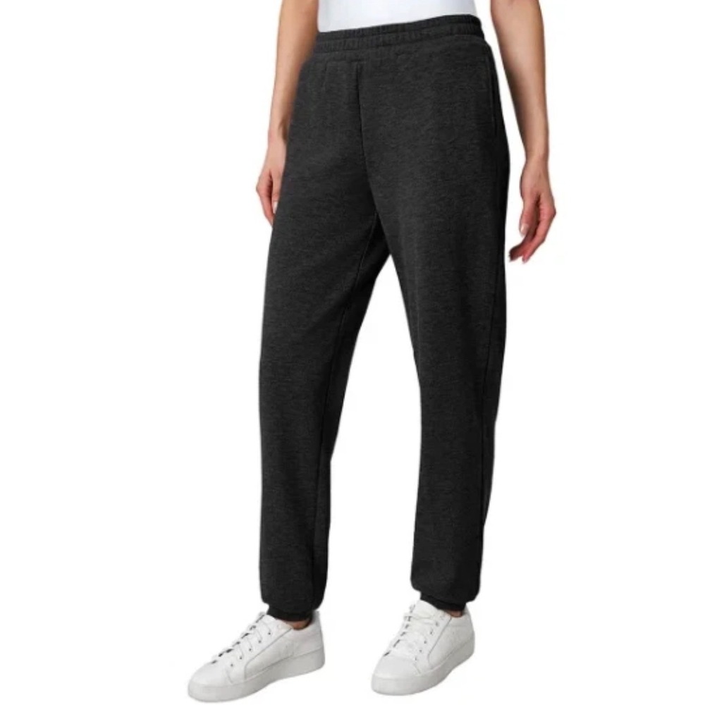 Mondetta Heavyweight Fleece Jogger Pants Heather Black •XS• Athleisure Gorpcore